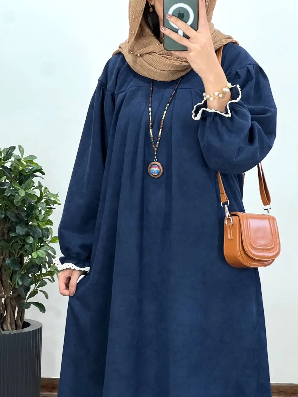 پیراهن مانتویی پاییزه رایلی 3 با کد 3988